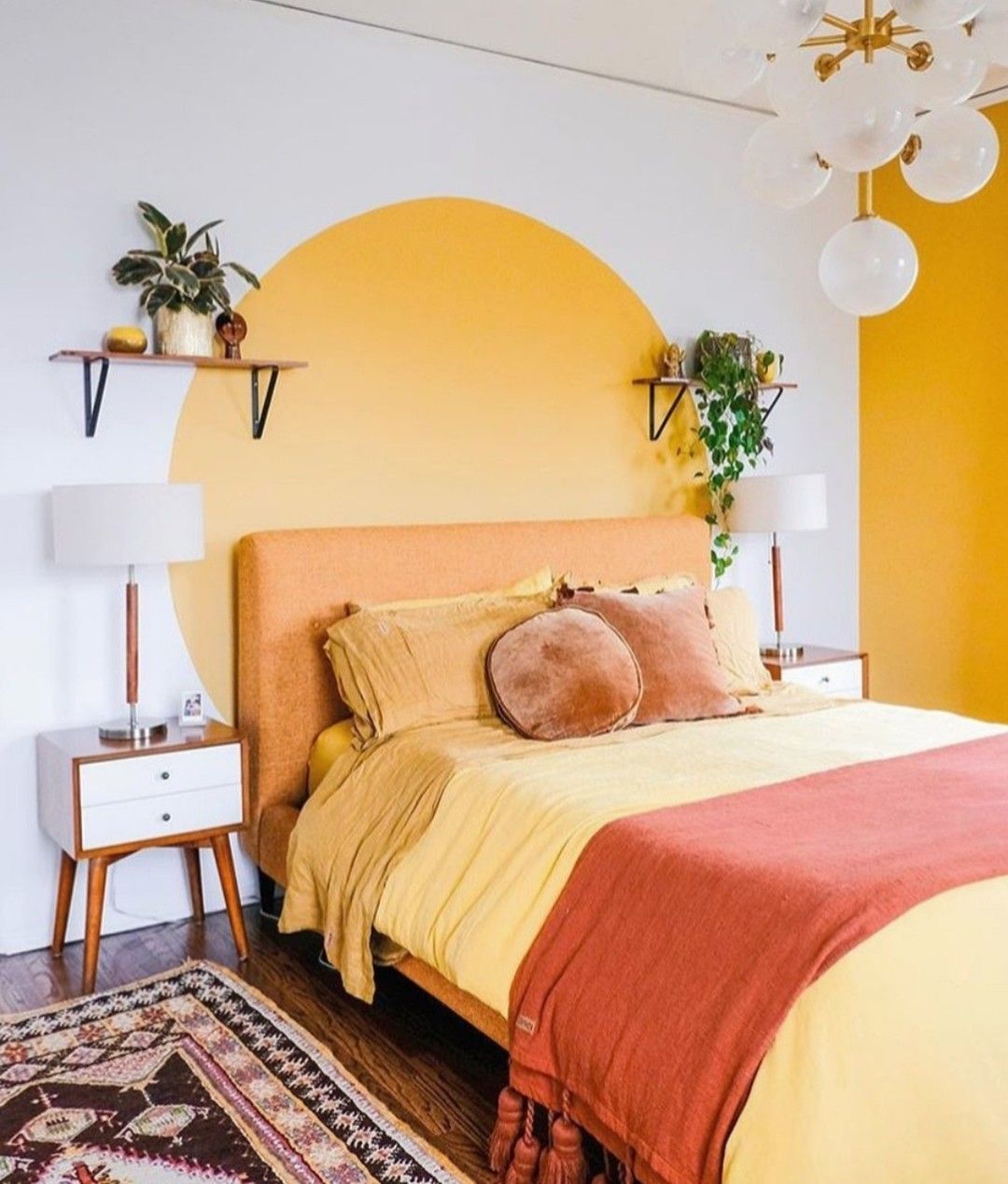 warm colors in 2020 Boho bedroom decor, Bedroom colors