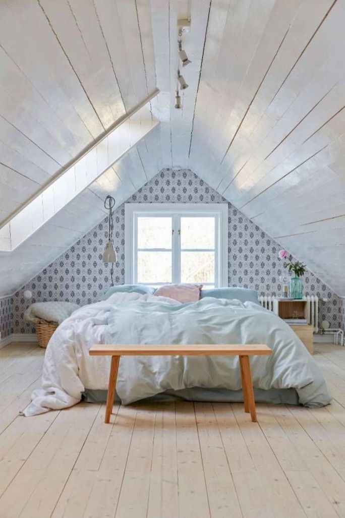 Popular Bedroom Design Ideas In The Attic 32