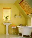 Cozy Sunny Yellow Bathroom Design Ideas For Your House 39
